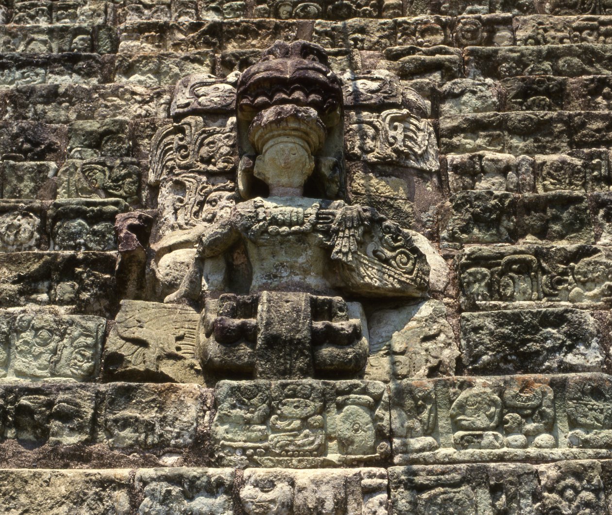 Estátua hieroglífica de Copan de Mayan