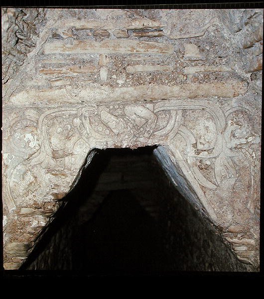 Talha do porão do Palácio, Late Classic Maya (foto) de Mayan Mayan