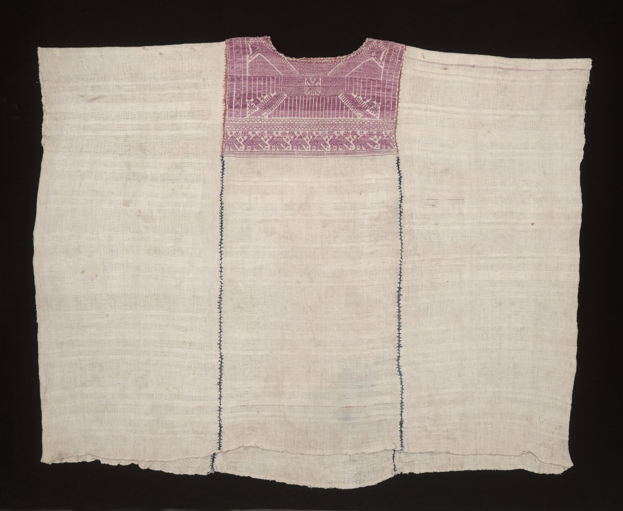 Cofradia huipil, provavelmente c.1875 (algodão, seda) de Mayan Mayan