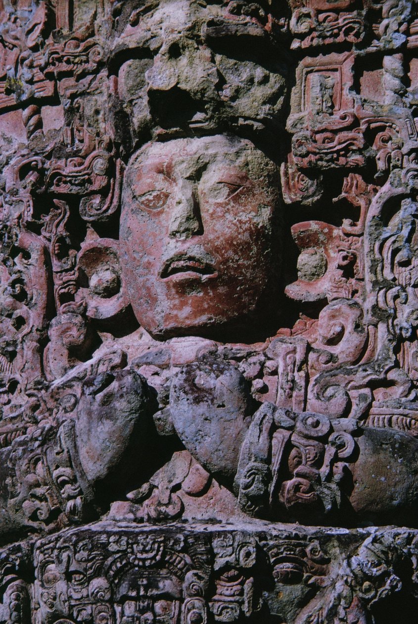 Stele in Grand Plaza (pedra) (detalhe de 231827) de Mayan Mayan