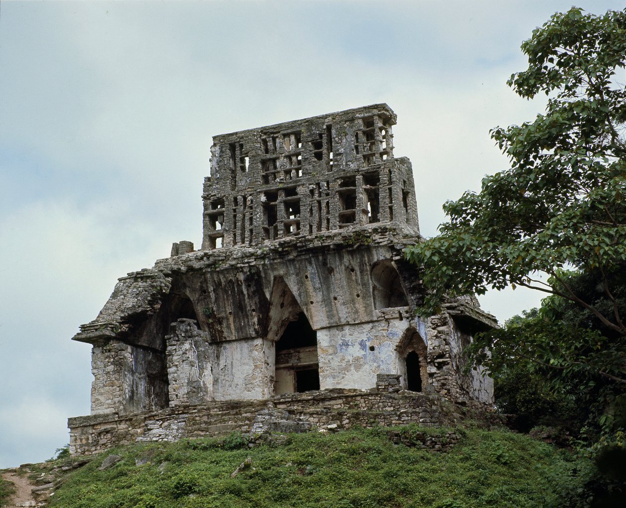 Templo da Folha da Cruz de Mayan Mayan
