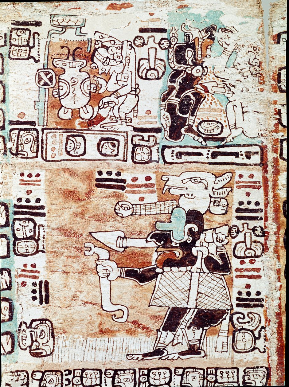 O códice de Madrid ou códice tro cortesiano, trata de horóscopo e tabelas astrológicas, relatórios em Espanha de Hernan Cortes (1485-1547). Miniaturas pintadas de Mayan Mayan