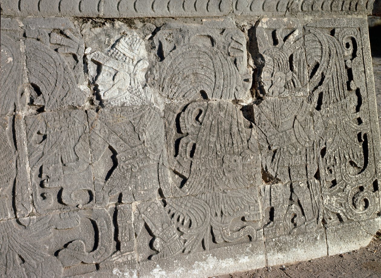 O grande campo de futebol (750-1200) de Mayan Mayan