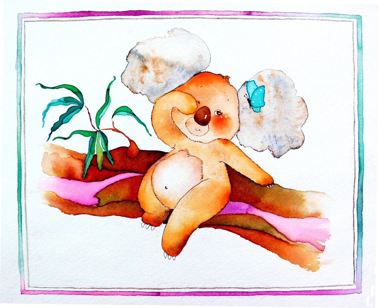Koala (banheiro no papel) de Maylee Christie