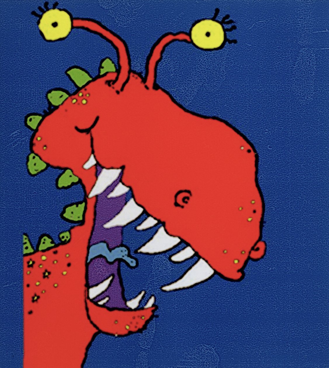 Red Monster, 1998 (tinta no papel) de Maylee Christie