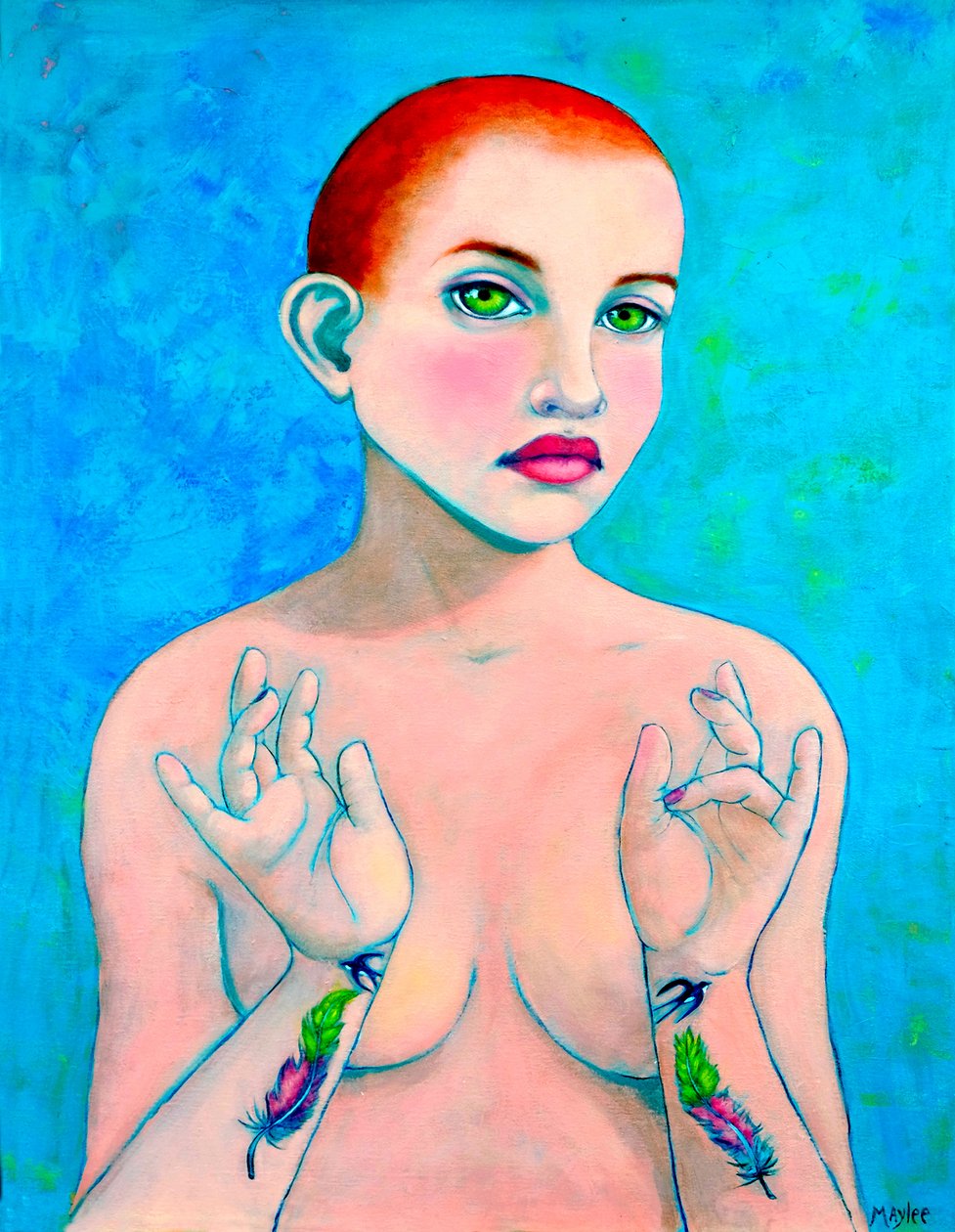 Esperança, abril de 2021 (pintura a óleo) de Maylee Christie