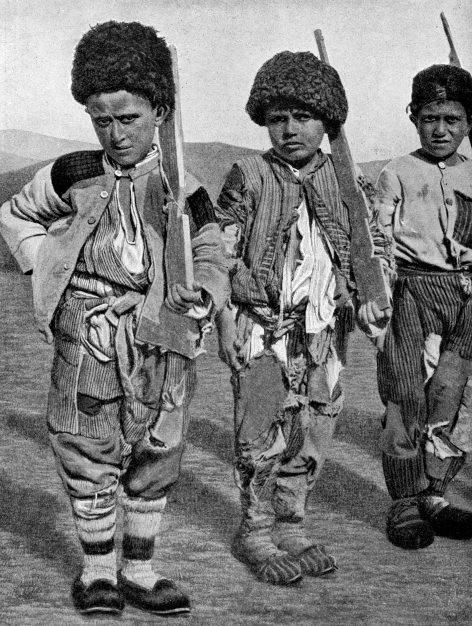 Meninos de Artemid, Armênia, 1922. de Maynard Owen Williams