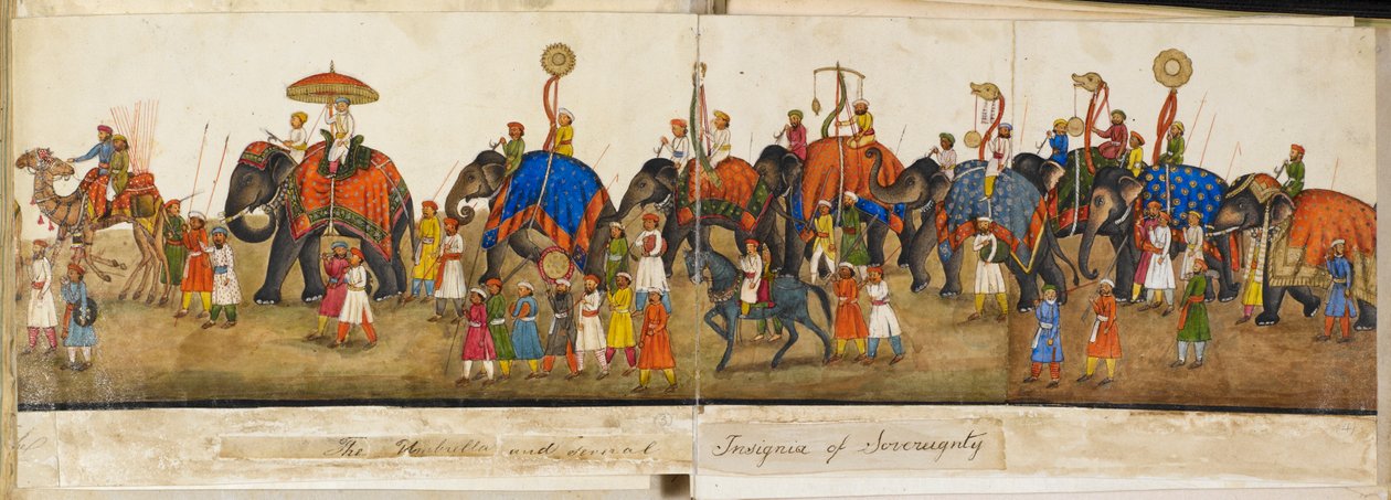 Panorama processional, ilustração de 