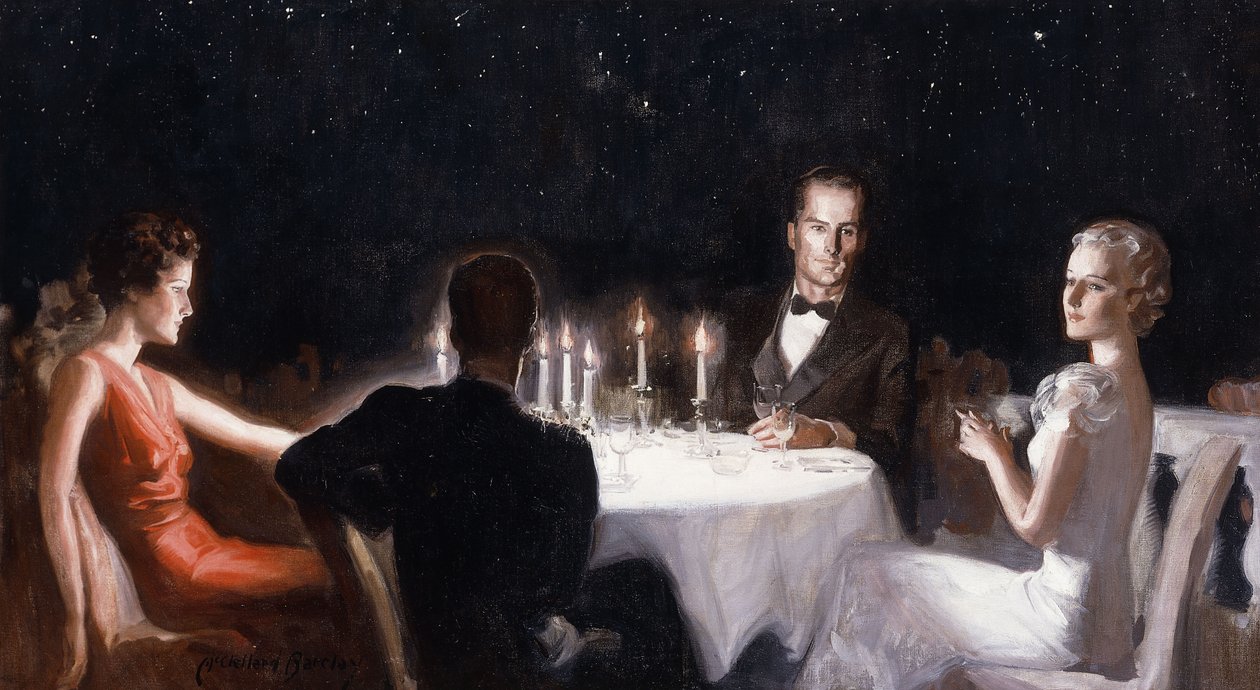 Jantar sob as estrelas de McClelland Barclay