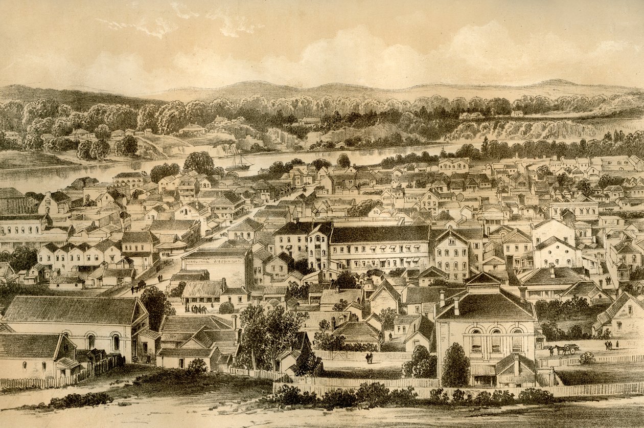 Brisbane, Queensland, Austrália, 1879 de McFarlane and Erskine