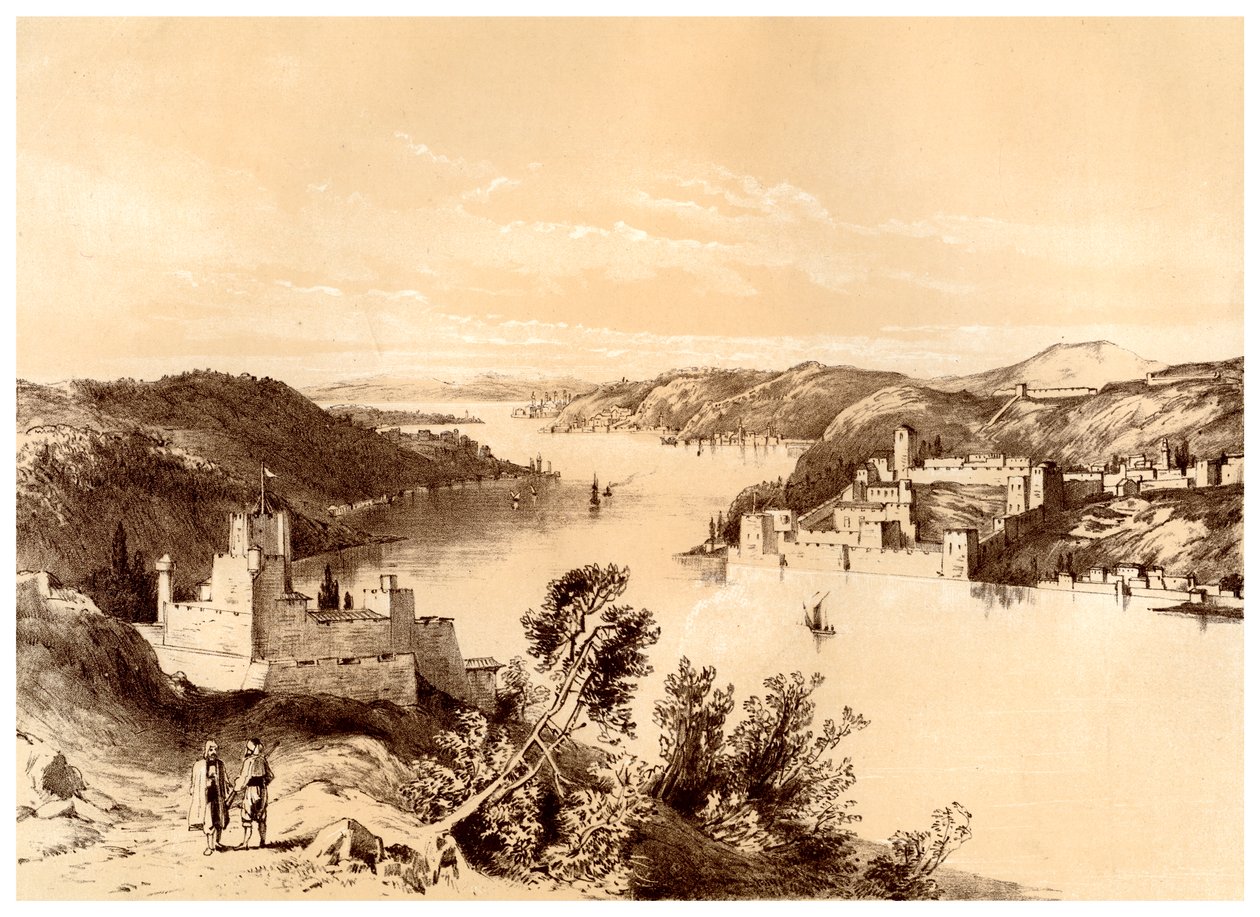 Fortalezas dos Dardanelles, Turquia, século XIX. de McFarlane and Erskine