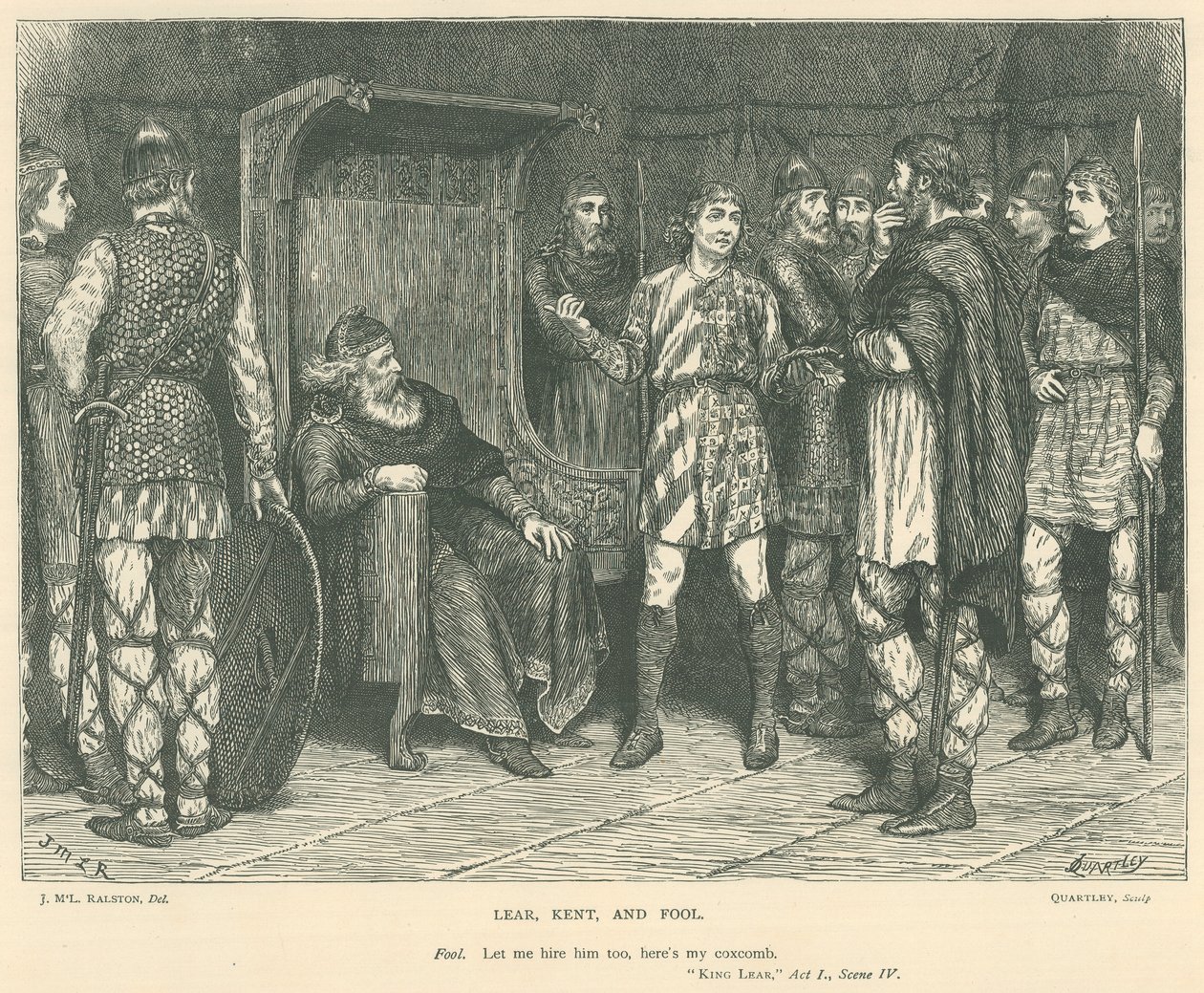 Ilustração para Rei Lear (gravura) de McLaren John Ralston