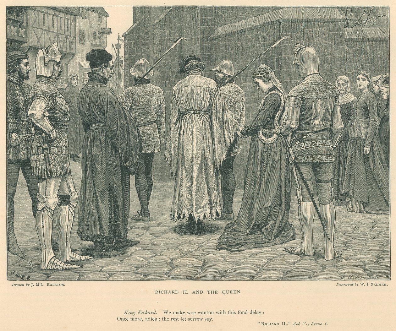 Ilustração para o Rei Ricardo II (gravura) de McLaren John Ralston