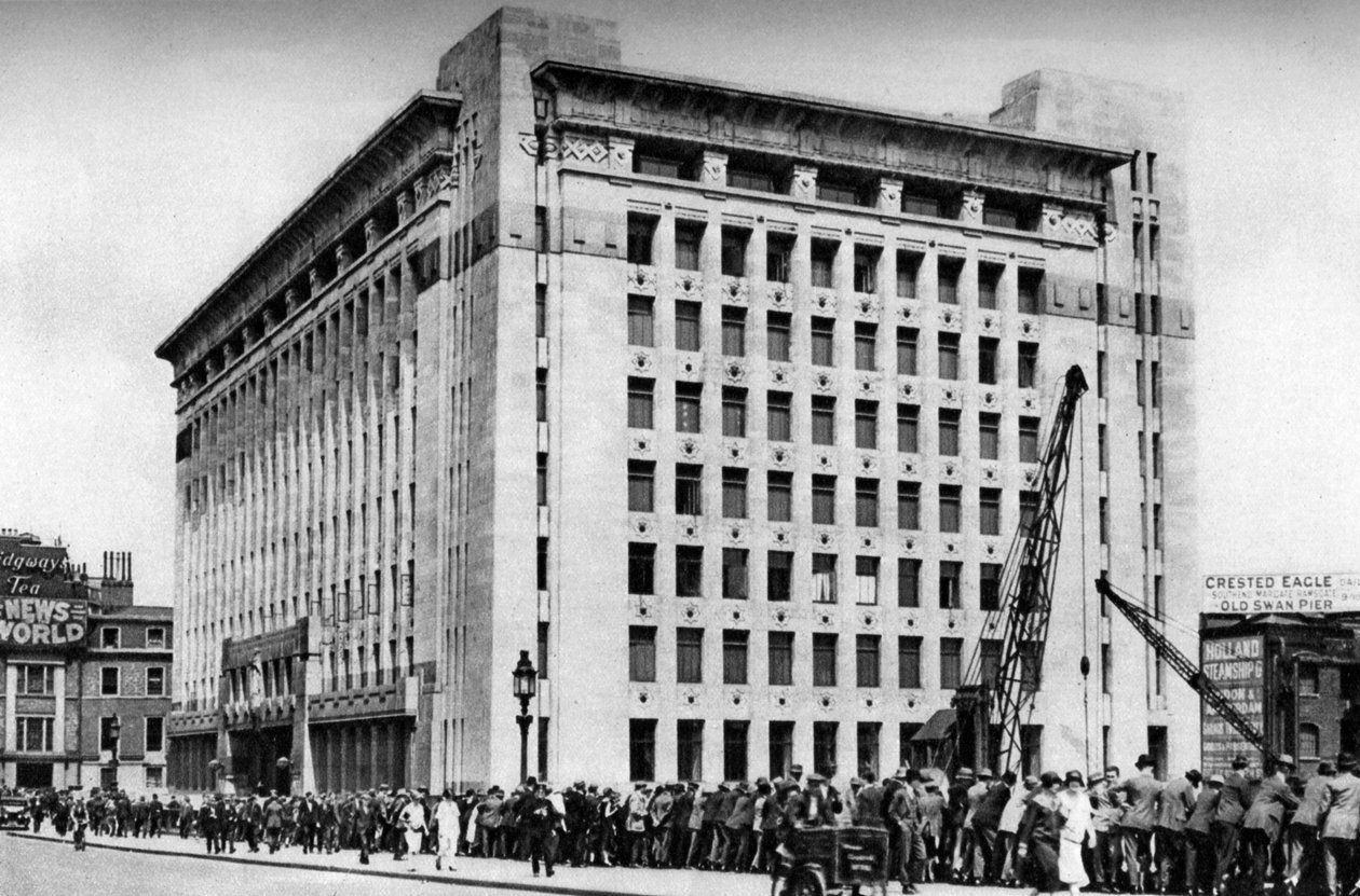 Adelaide House, Londres, 1926-1927. de McLeish