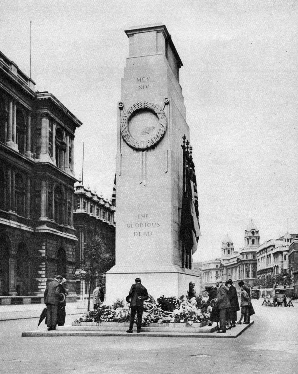 The Cenotaph, Whitehall, Londres, 1926-1927 de McLeish