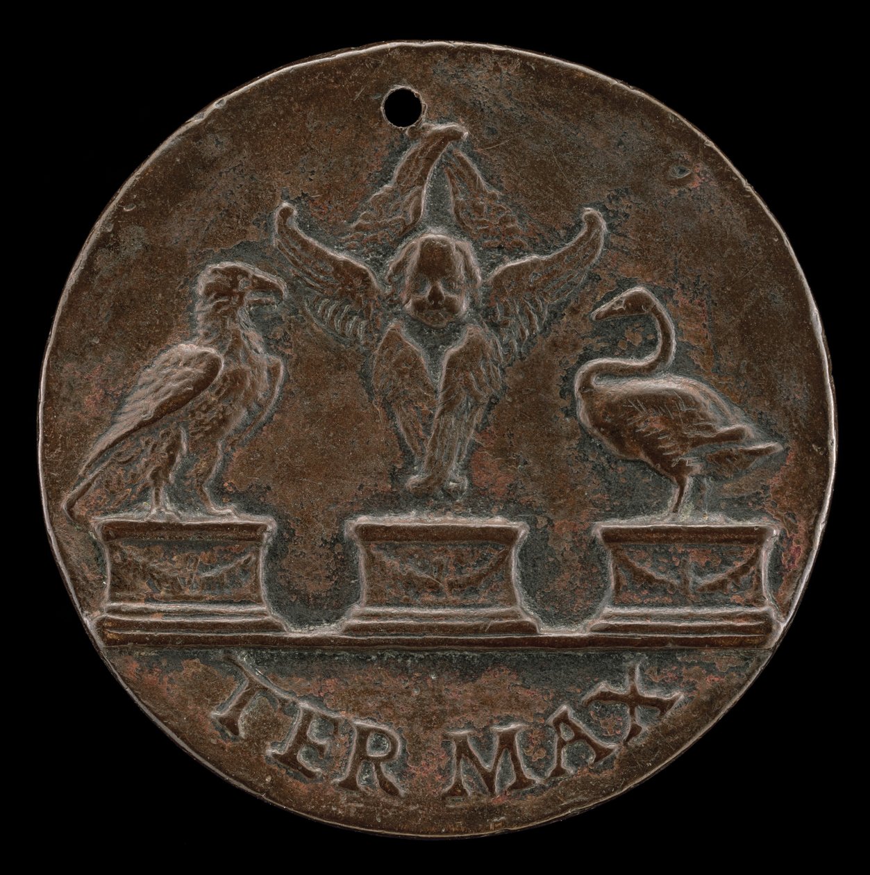 Querubim, Cisne e Águia [ao contrário], c. 1513. de Mea
