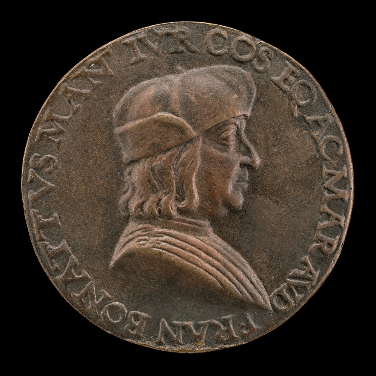 Francesco Bonatti, Advogado de Mantuan [obverso], c. 1510. de Mea