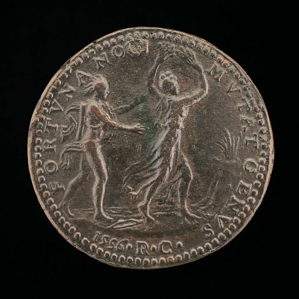 Apollo Pursuing Daphne [marcha atrás], 1556. de Medallist R.C.
