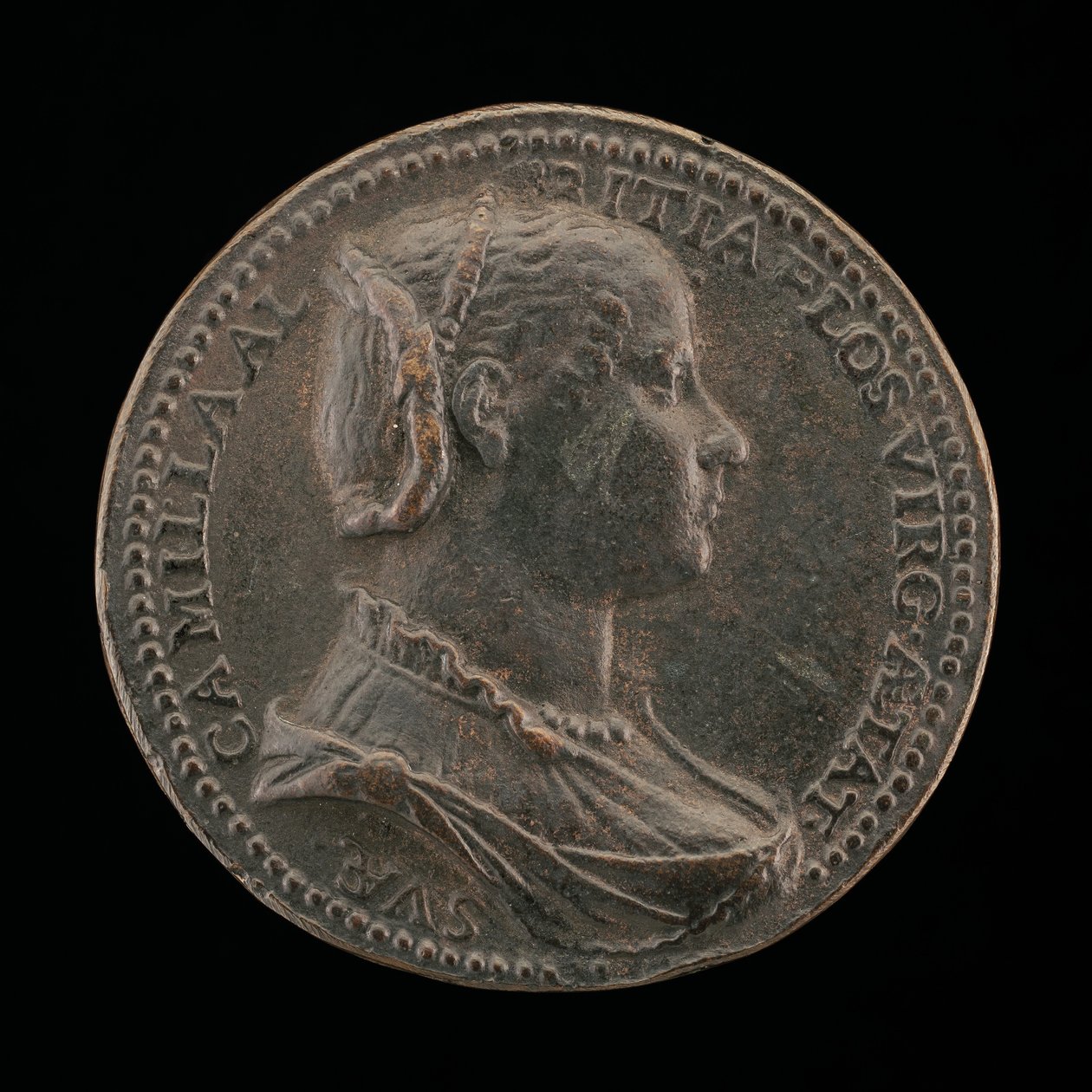 Camilla Albizzi [anverso], 1556. de Medallist R.C.