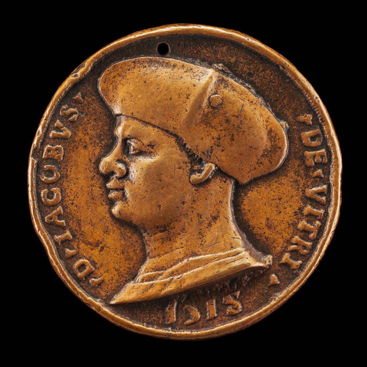 Jacques de Vitry-La Lière, falecido em 1515, Cónego, Reitor e Chanceler [obverso], 1518. de Medallist of 1518