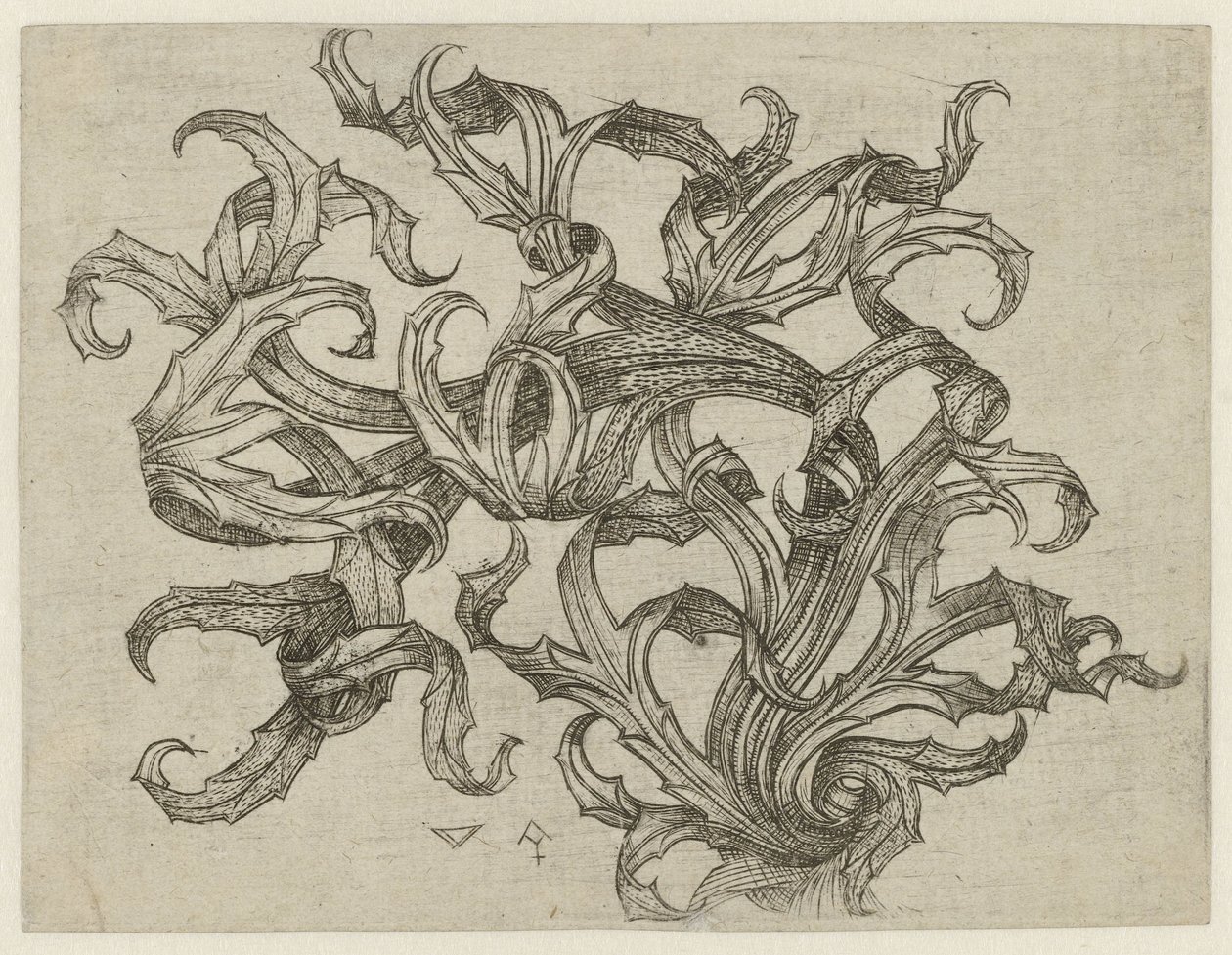 ornamento de cardo de Meester W met de Sleutel