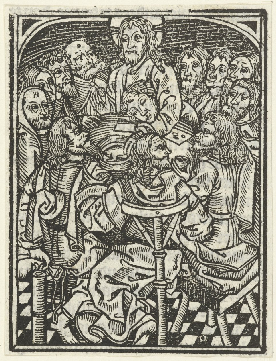 A última Ceia de Meester van de Delbecq Schreiber Passie (attributed to)