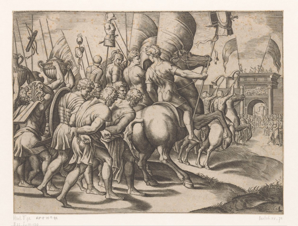 Triunfo de Scipio de Meester van de Dobbelsteen