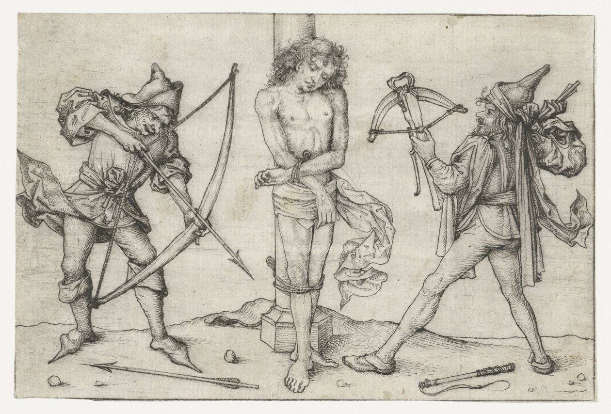São Sebastião com arqueiros de Meester van het Amsterdamse Kabinet