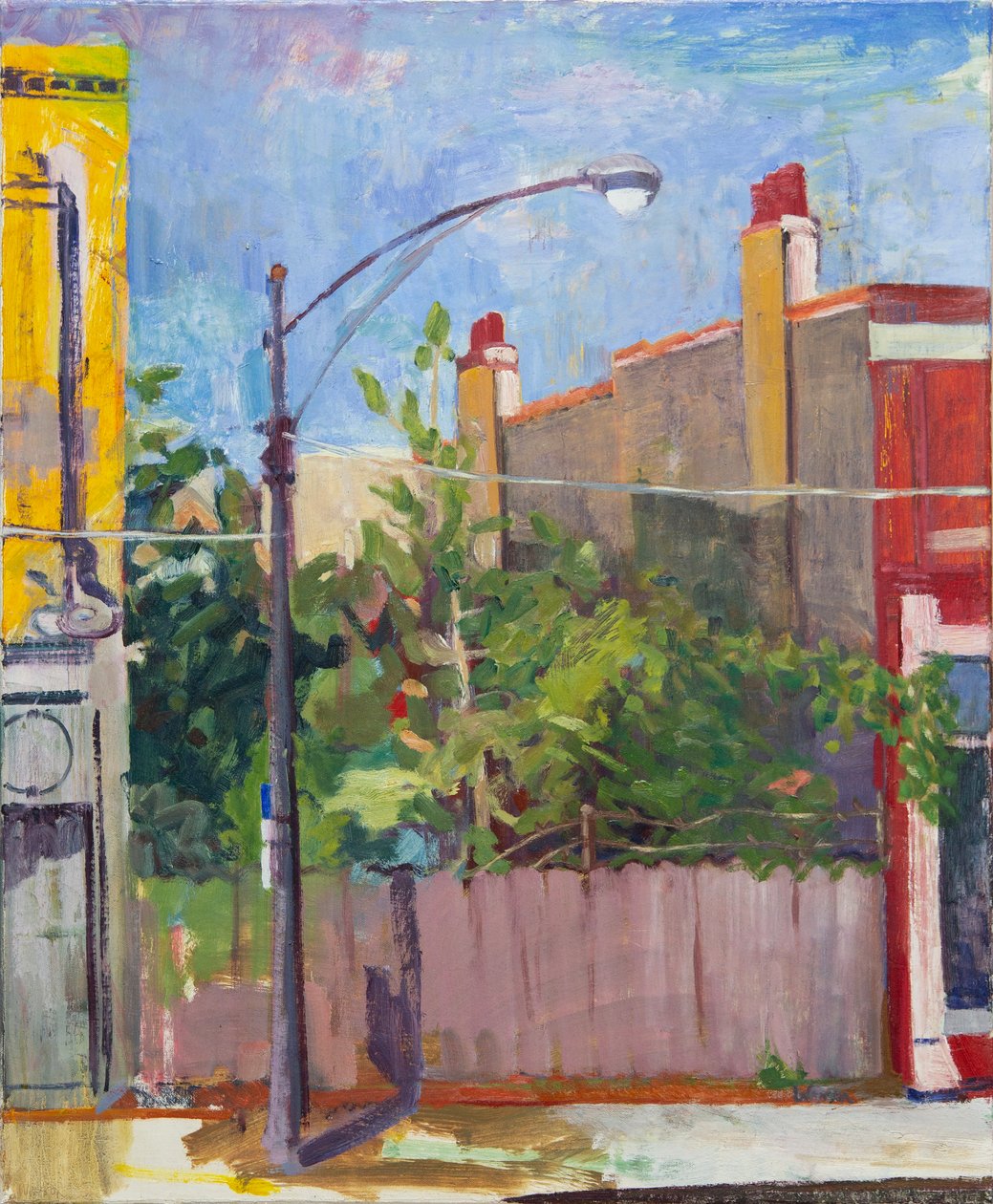 Eden on Grand Avenue, 2007 (óleo sobre tela) de Megan Williamson