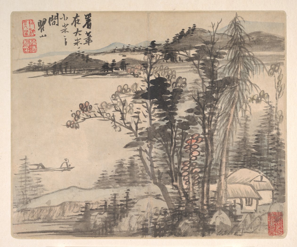 Landscapes after Ancient Masters, 1693. de Mei Qing
