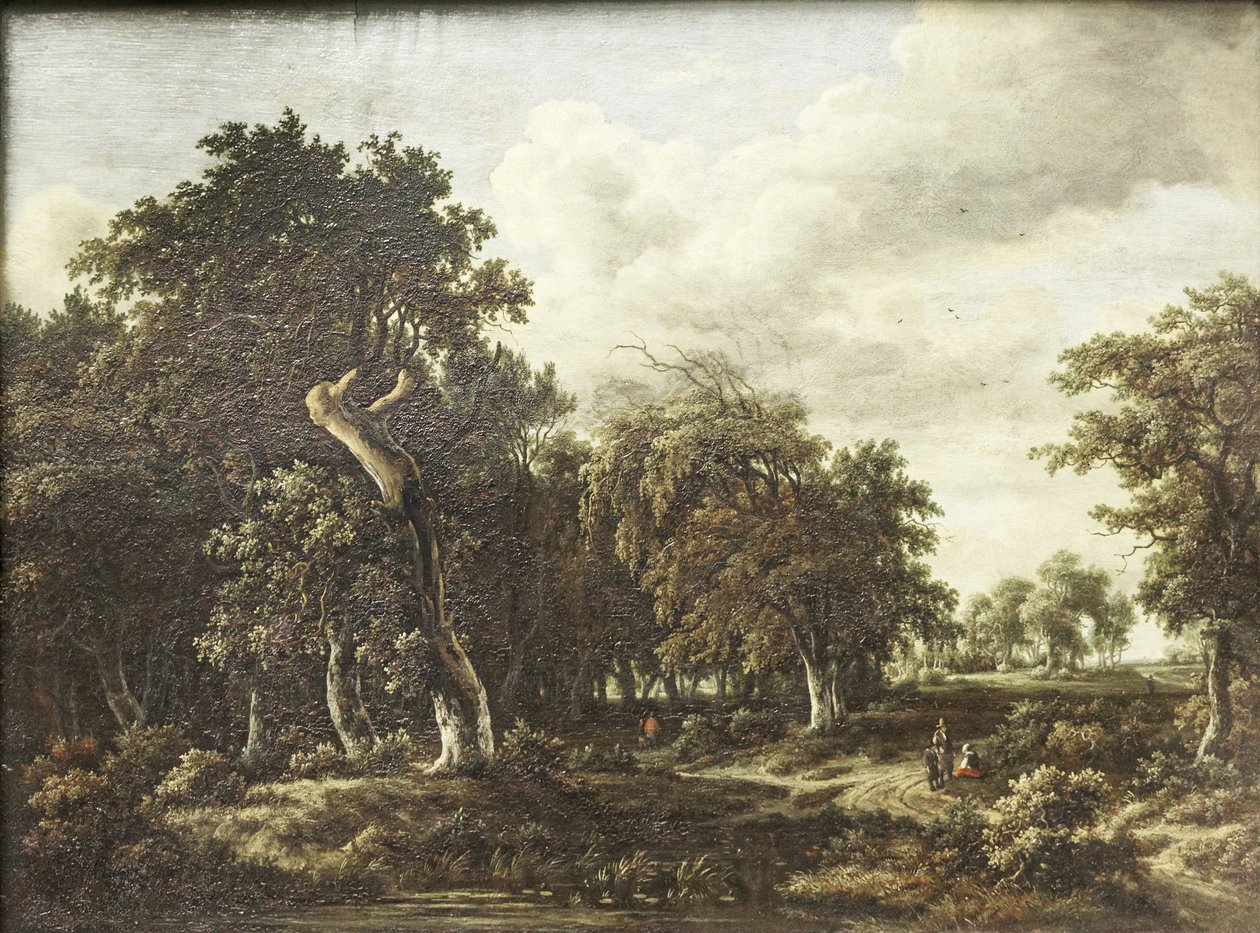 A floresta de carvalhos de Meindert Hobbema