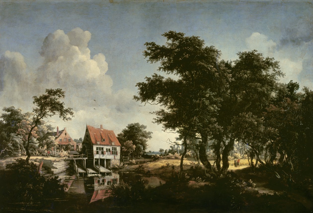 Os moinhos de água de Meindert Hobbema