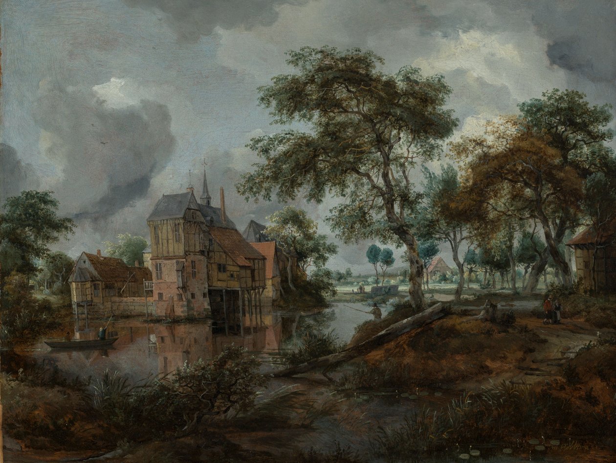 O castelo de Ootmarsum de Meindert Hobbema
