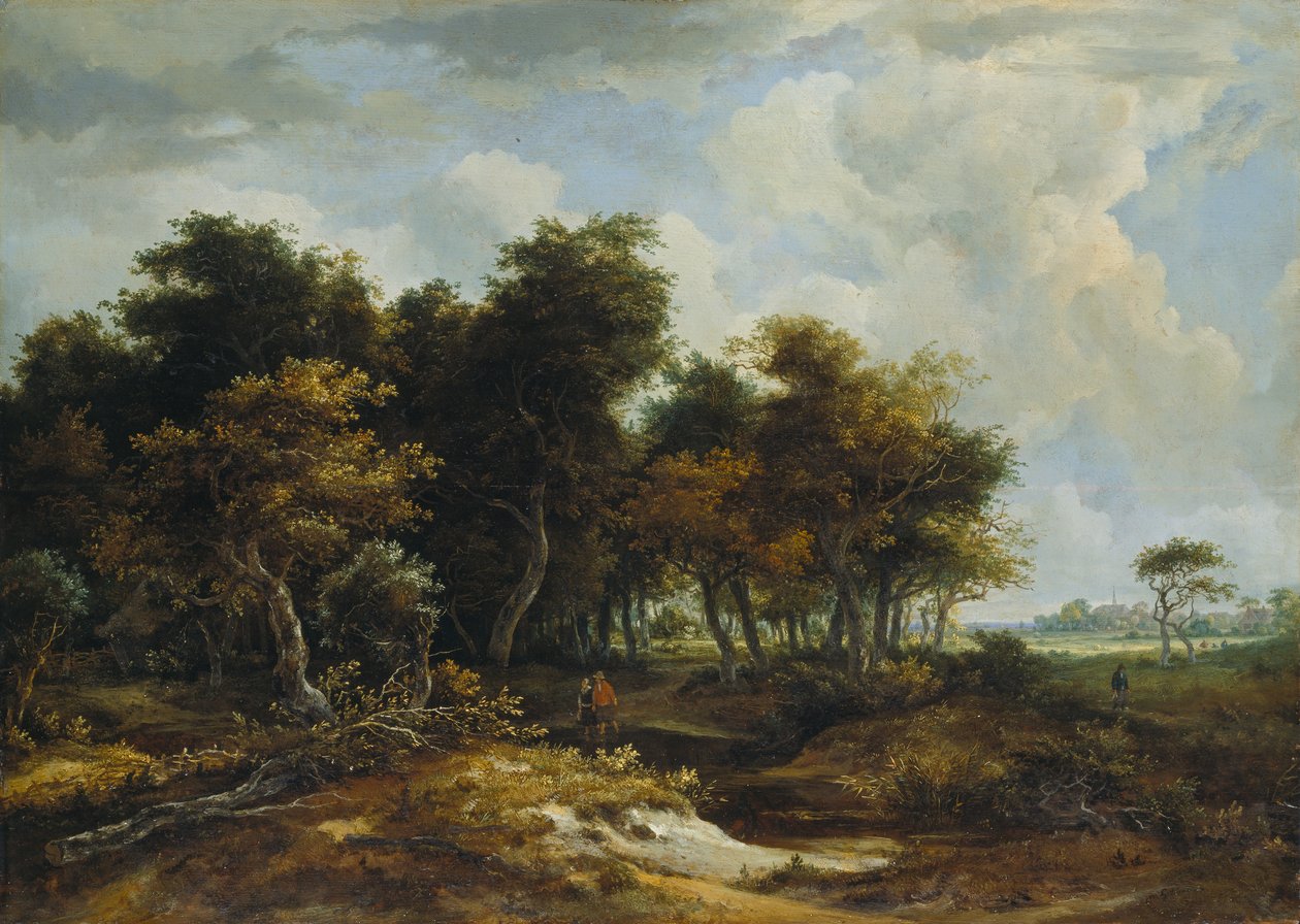 Entrada para uma floresta de Meindert Hobbema