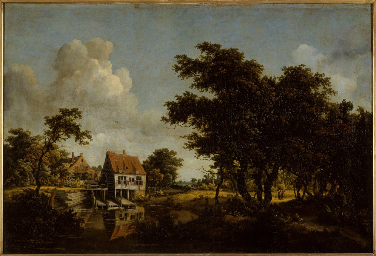 Os moinhos de Meindert Hobbema