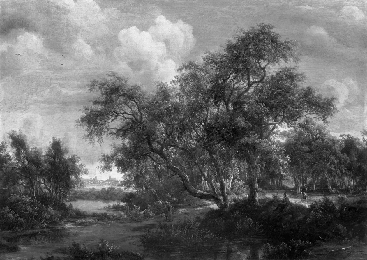 Paisagem arborizada de Meindert Hobbema