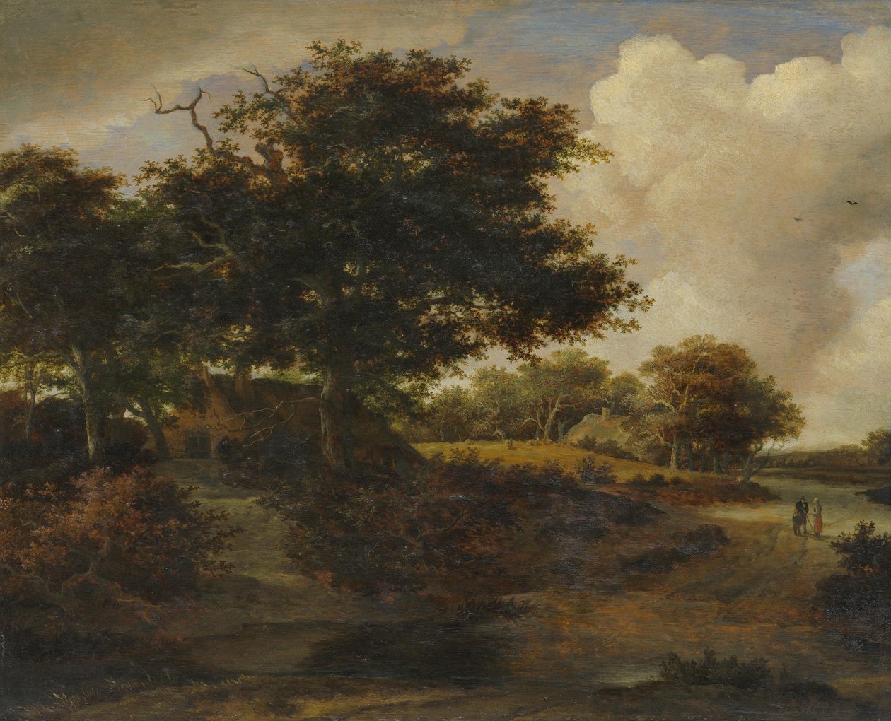 Paisagem florestal de Meindert Hobbema