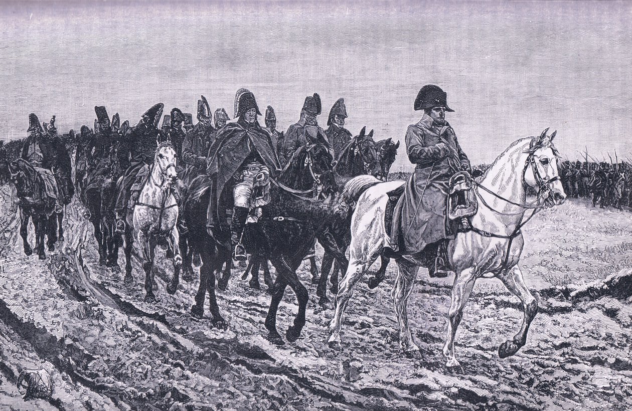 O retiro de Moscou em 1812 dC de Meissonier