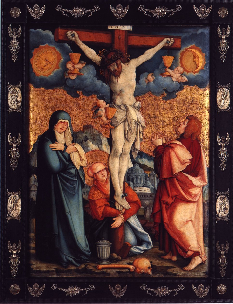 Crucificação Donaueschinger de Meister von Meßkirch