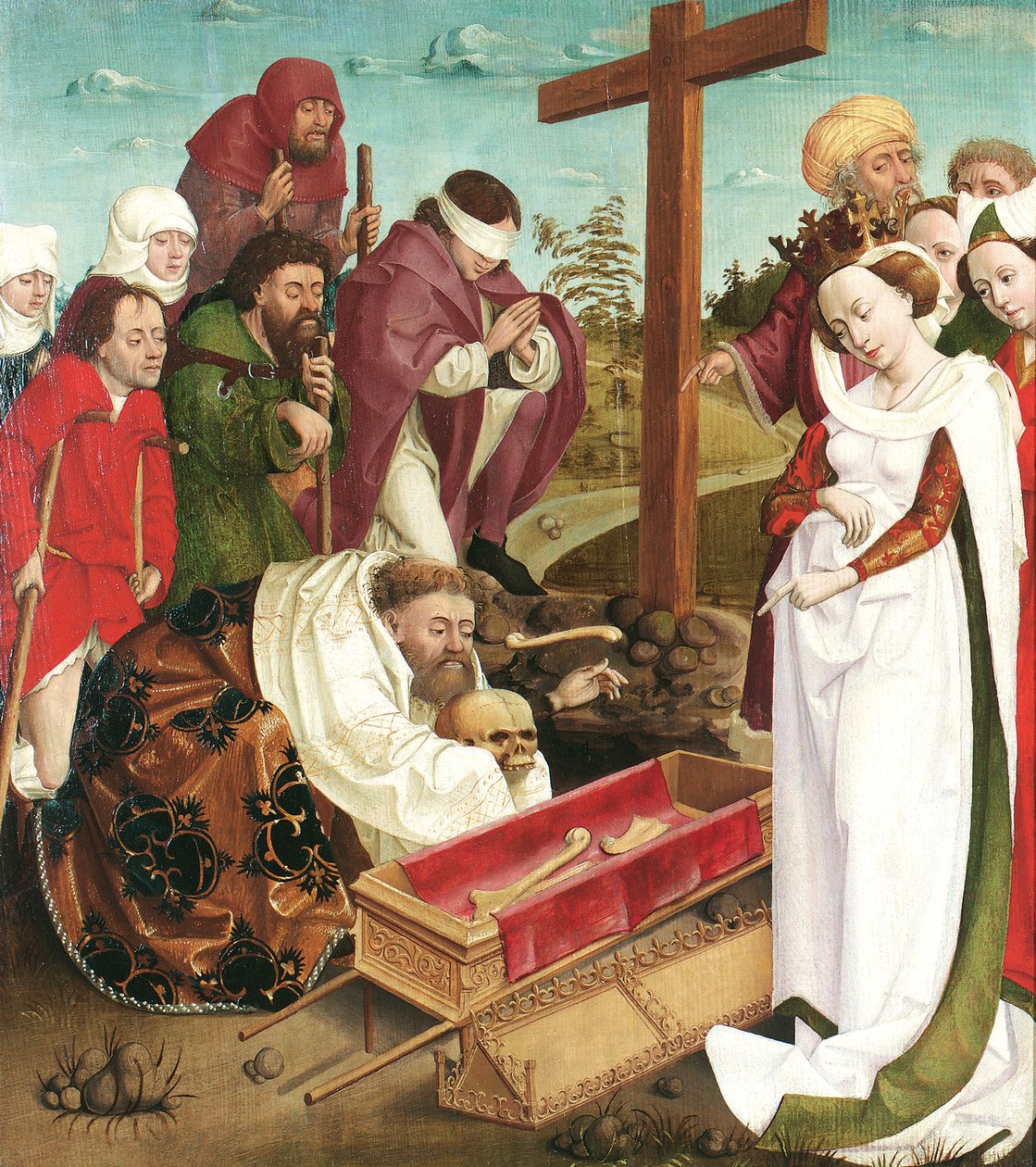 Transferência dos ossos de S. Oswald de Meister der Oswaldlegende