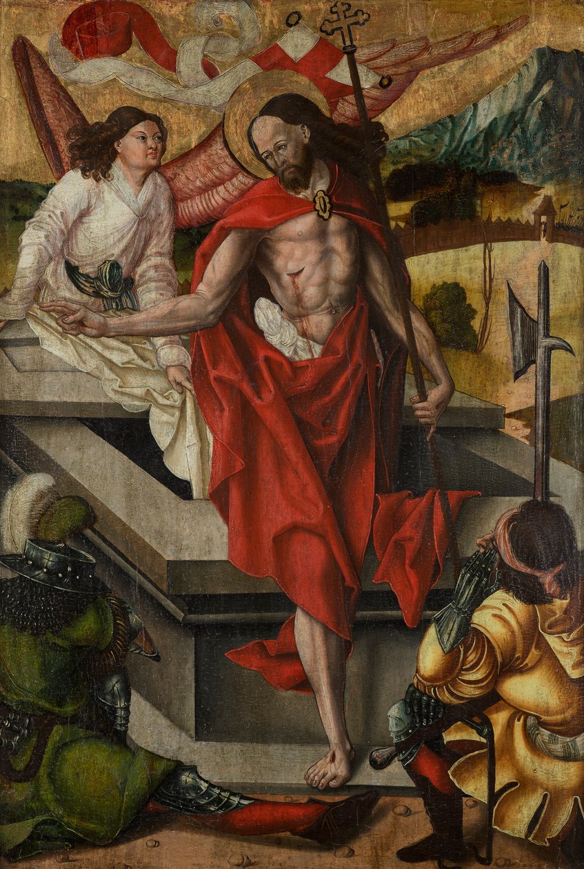A Ressurreição de Cristo de Meister des Christophorus mit dem Teufel
