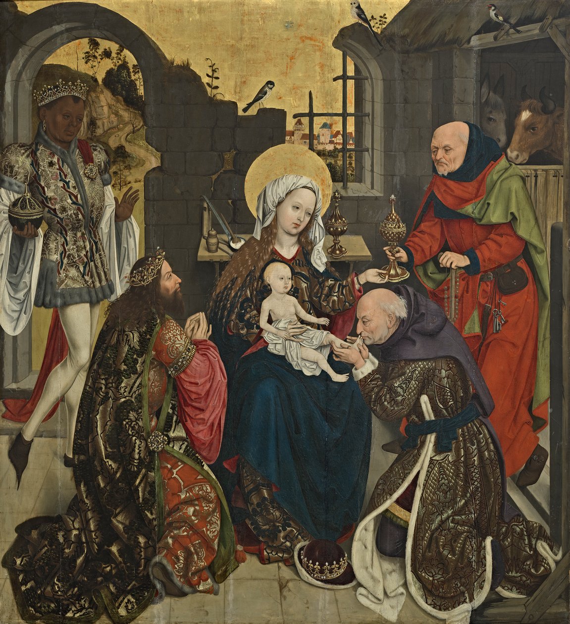 Adoração dos Magos de Meister des Schottenaltars