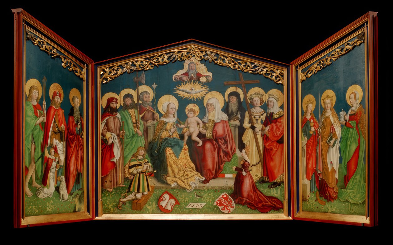 Altar da Anunciação de Meister mit dem Stieglitz