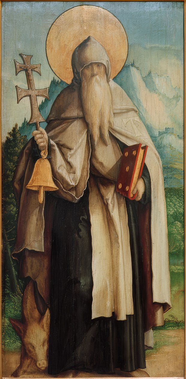Santo Antônio como eremita de Meister von Messkirch