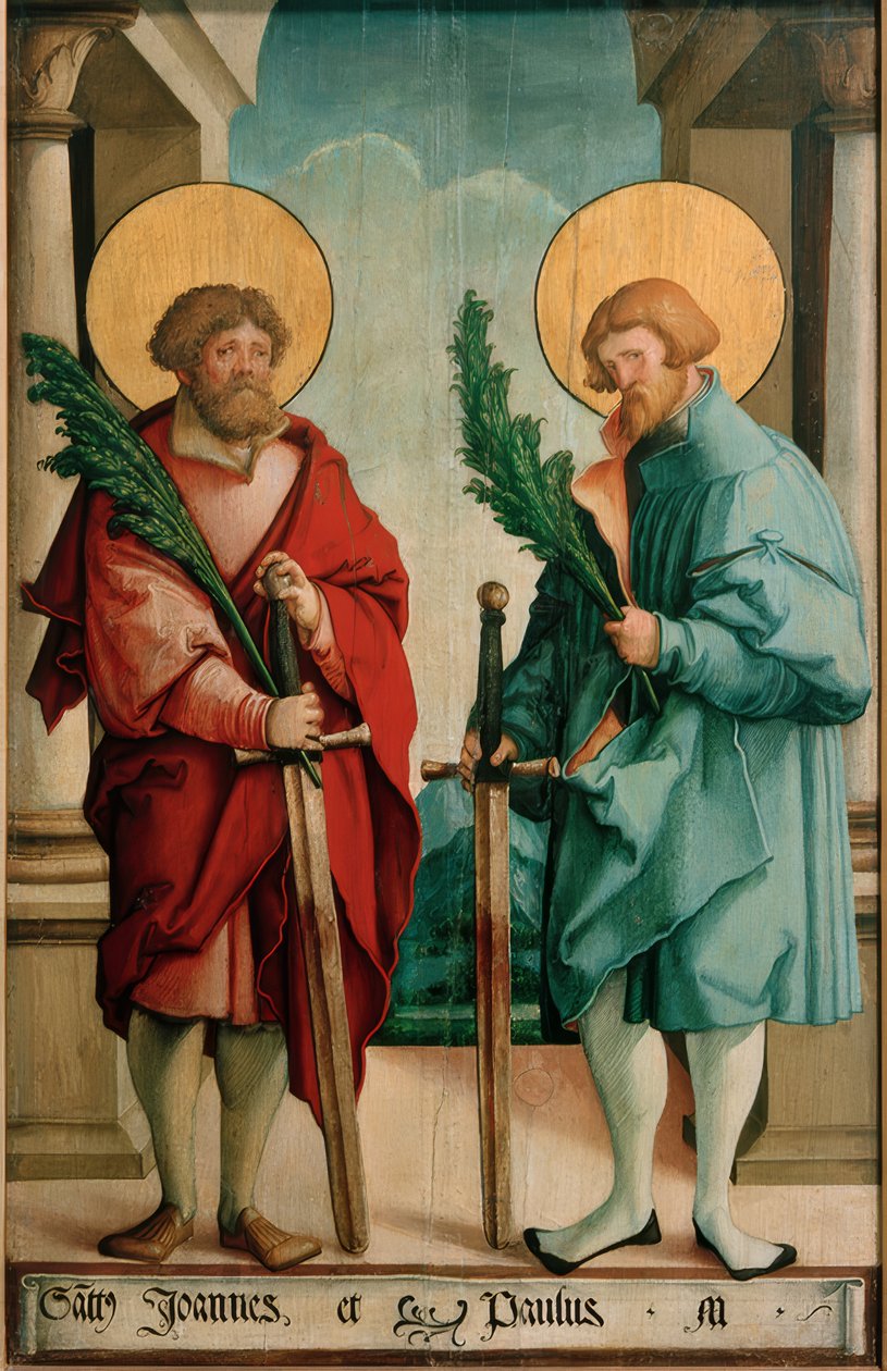 Os santos mártires João e Paulo de Meister von Messkirch