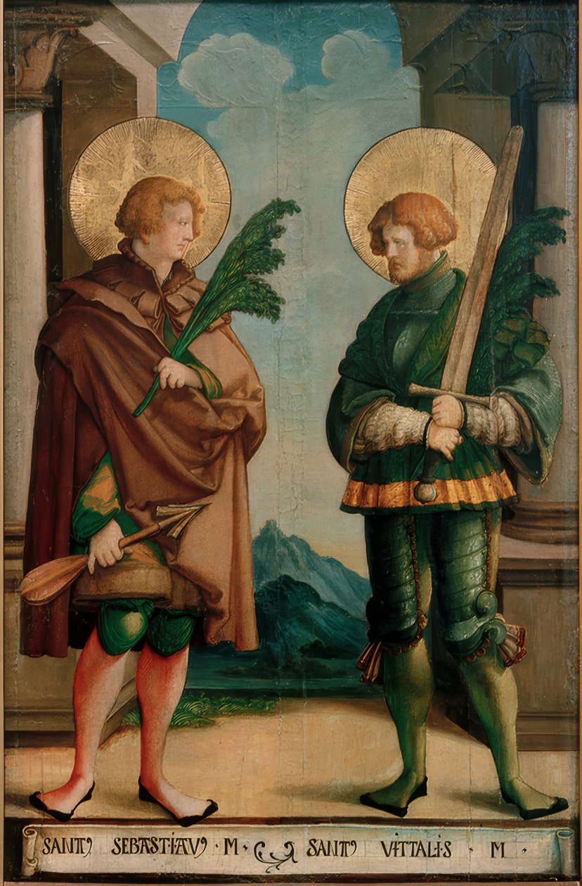 São Sebastião e São Vitalis de Meister von Messkirch