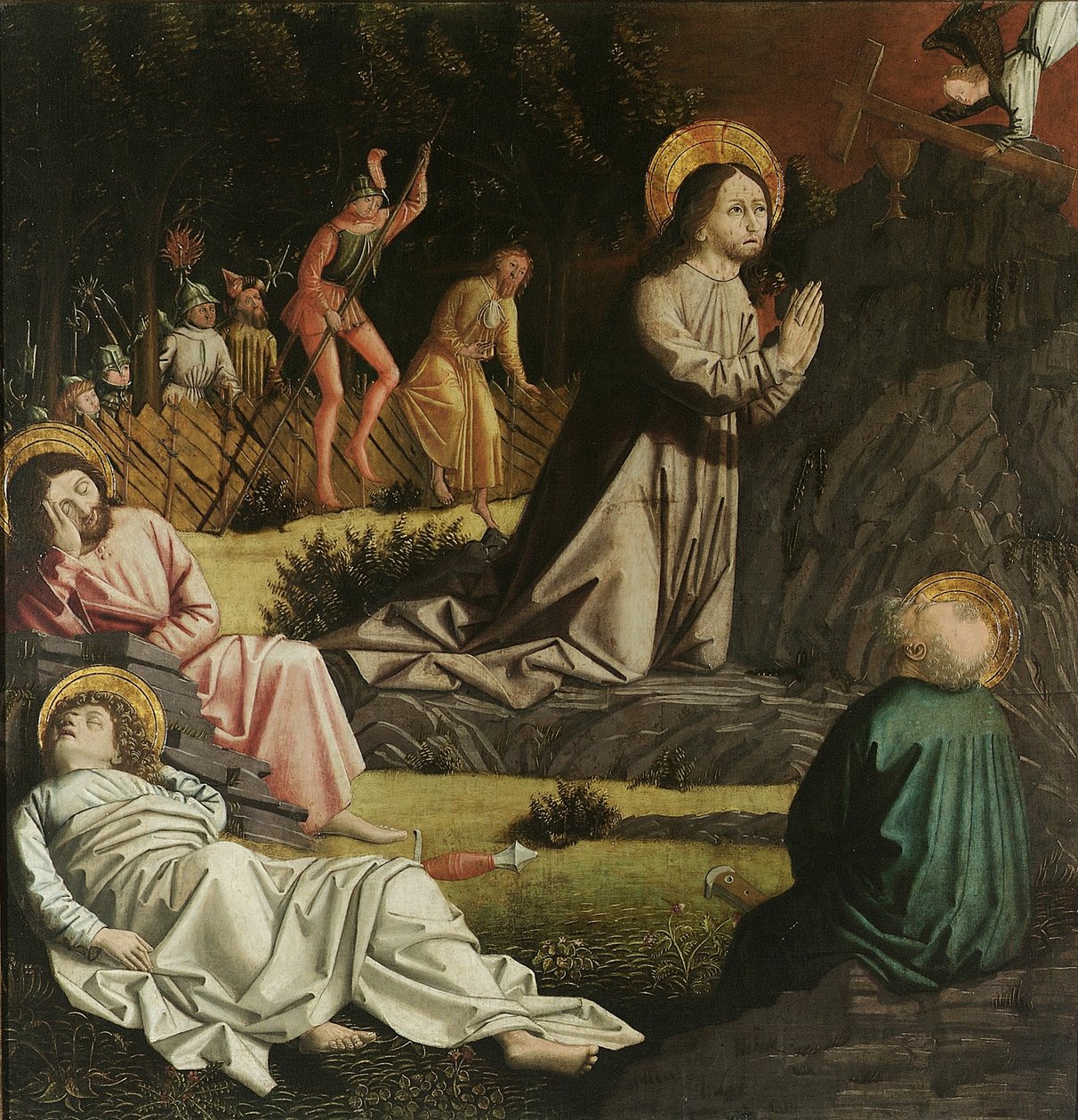 Cristo no Monte das Oliveiras de Meister von Uttenheim