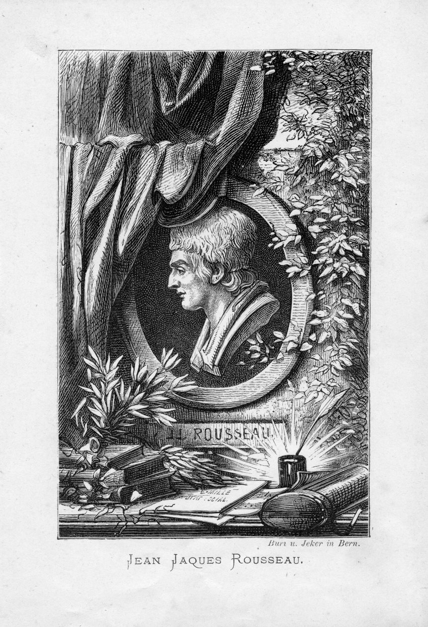 retrato gravado de Melchior Karl Jeker