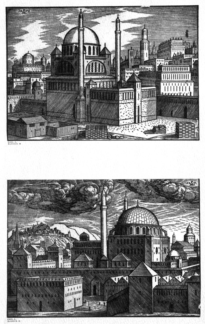 Mesquitas de Constantinopla, 1570 de Melchior Lorck
