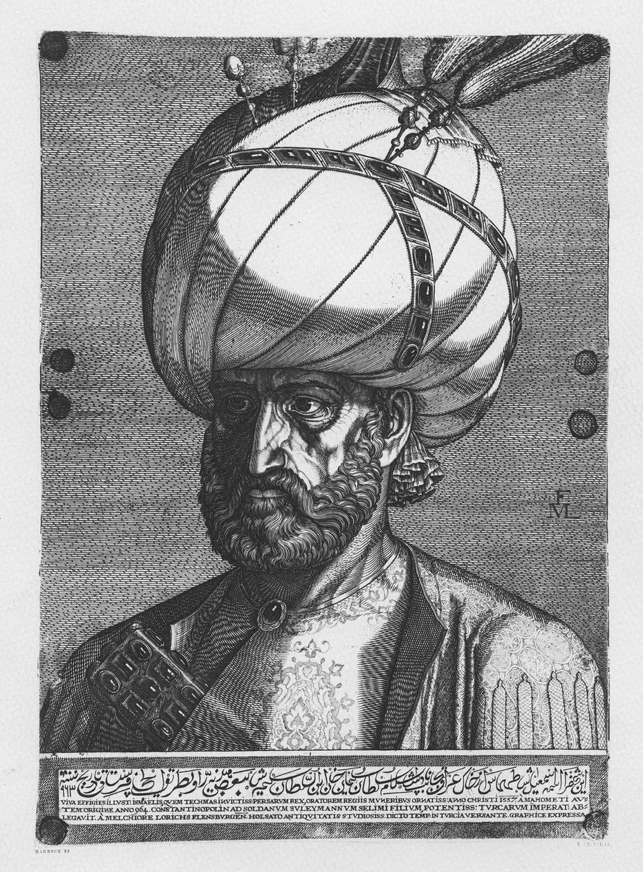 Suleiman, o magnífico, 1557 de Melchior Lorck